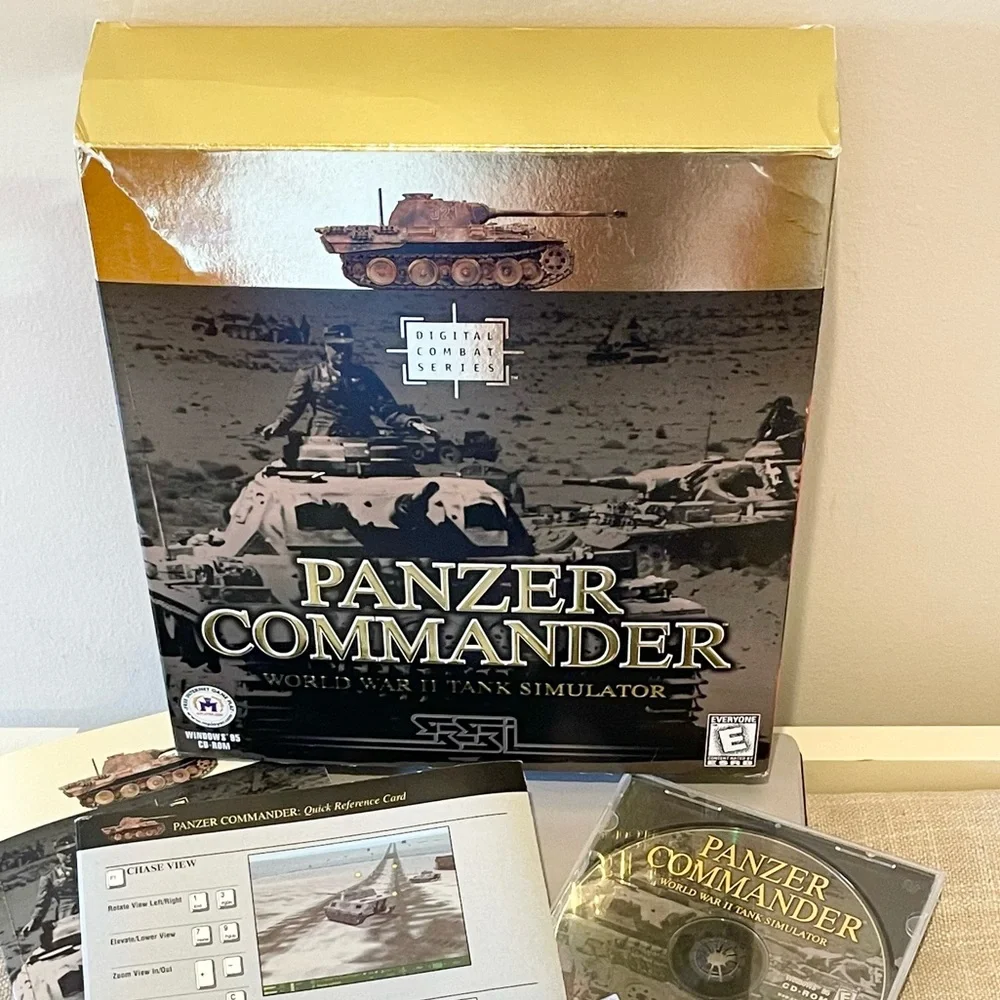 Vintage Panzer Commander WWII simulation PC game